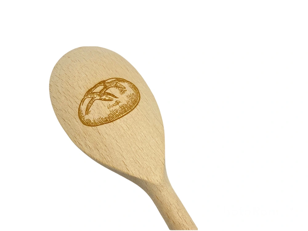 Dřevěná vařečka s gravírováním 60cm